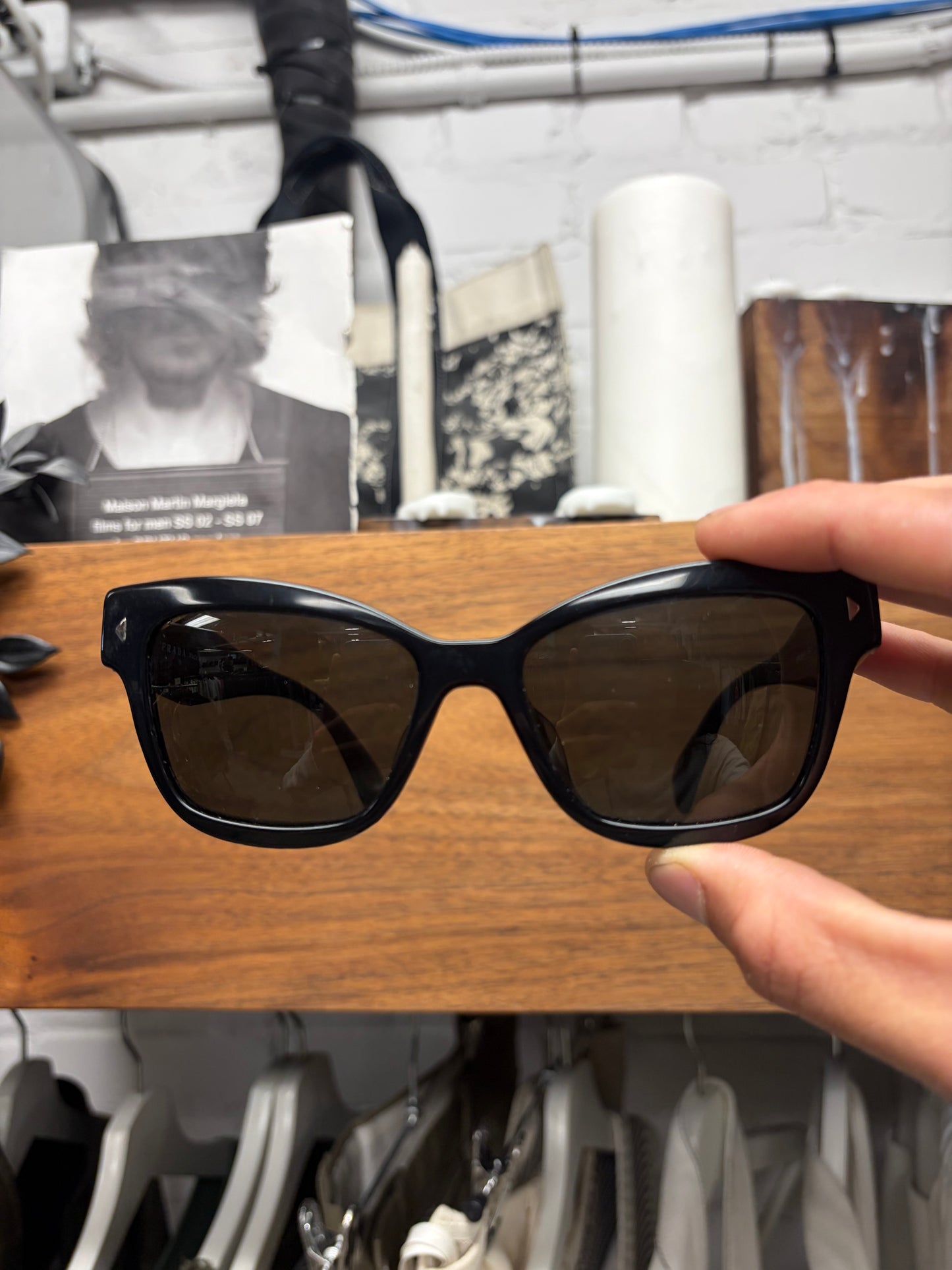 Prada Black Cat Eye Sunglasses