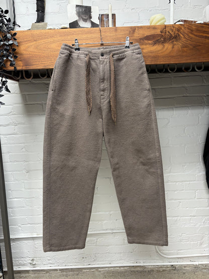 Kapital Brown ‘Napped Heat’ Easy Jumbo Drawstring Pants