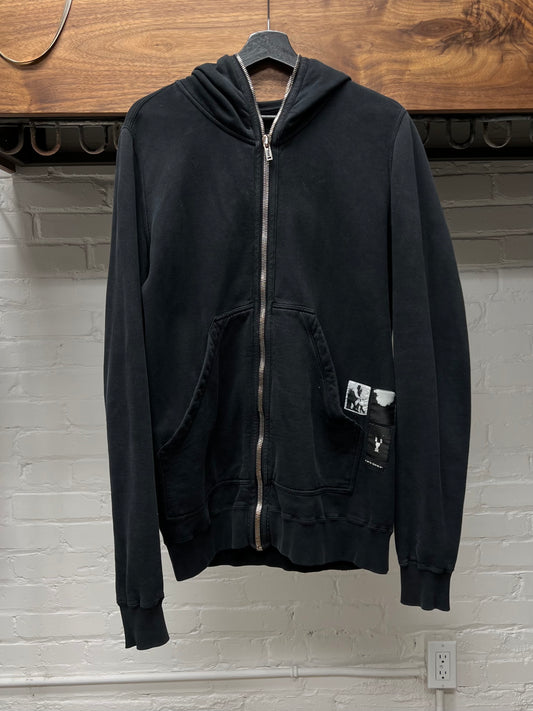Rick Owens ‘Gimp’ Full Zip Cargo Back Hoodie