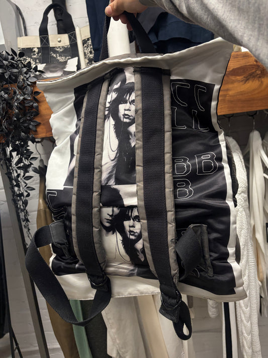 SS2019 Raf Simons x Eastpak ‘Couple’ Black/White Portrait Backpack