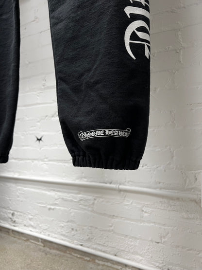 Chrome Hearts ‘FUCK YOU’ Horseshoe Logo Black Sweatpants