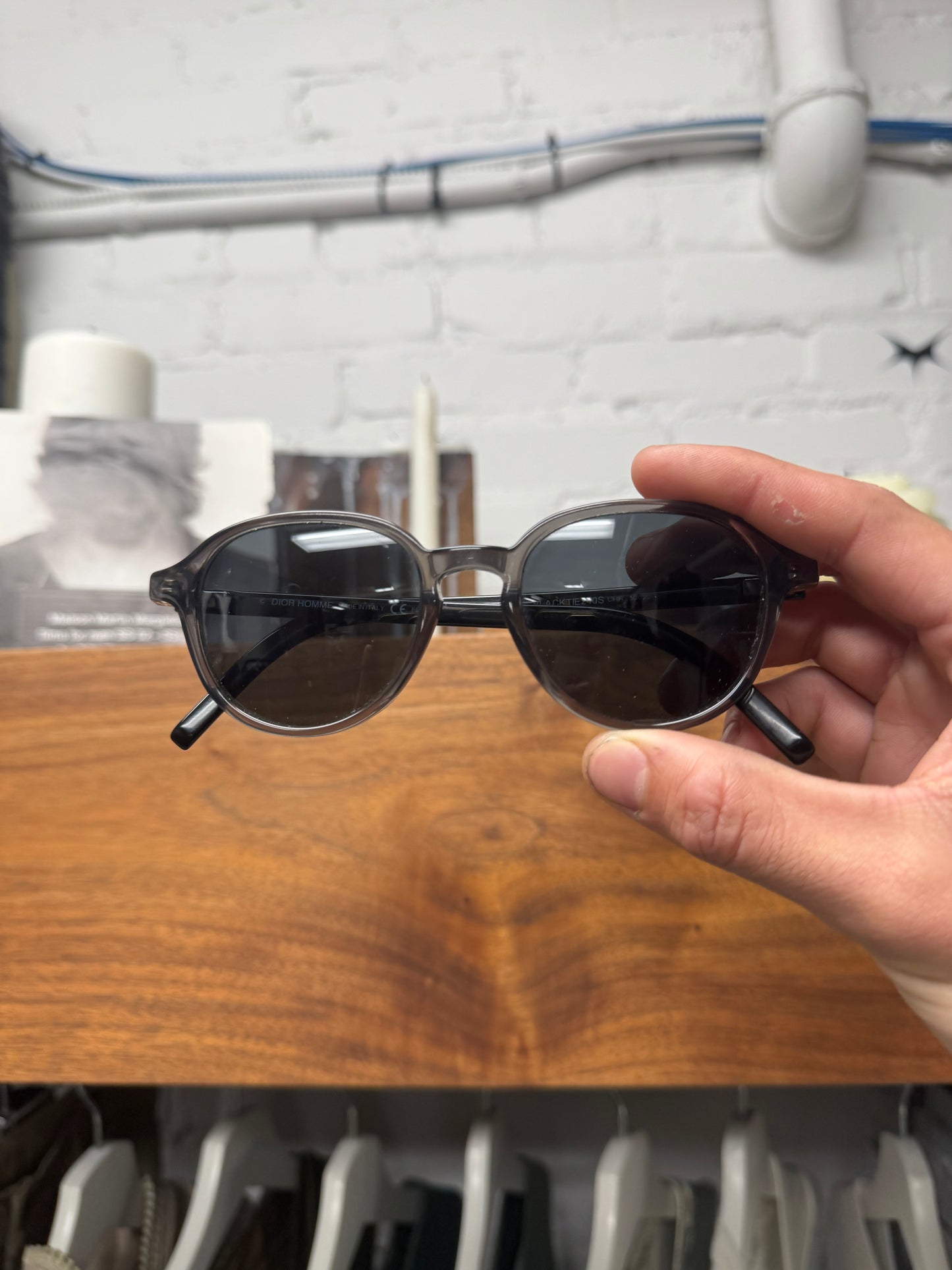Dior Homme ‘Blacktie’ Black Clubmaster Sunglasses