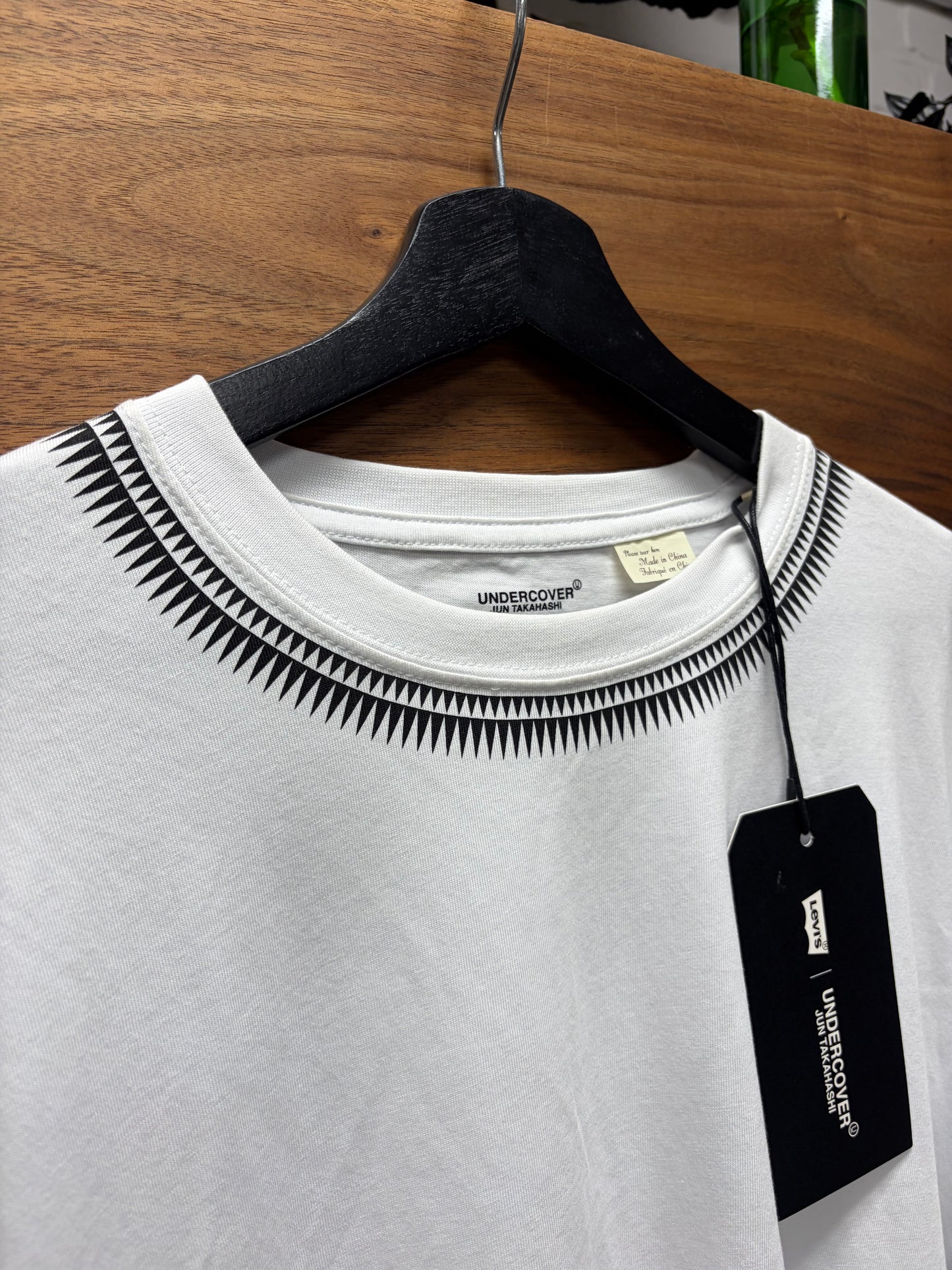SS2025 Undercover x Levi’s ‘Giz Print’ White Long Sleeve Shirt