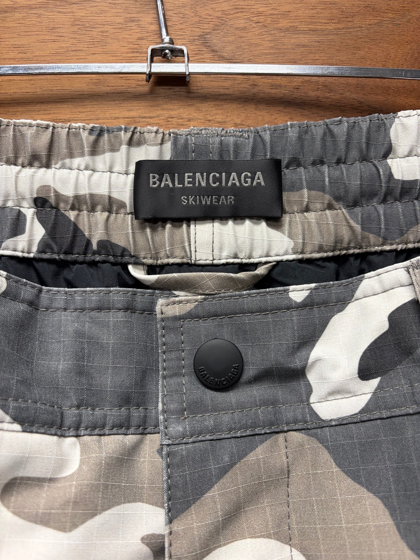 AW2024 Balenciaga ‘Skiwear’ Ripstop Snow Camo Pants