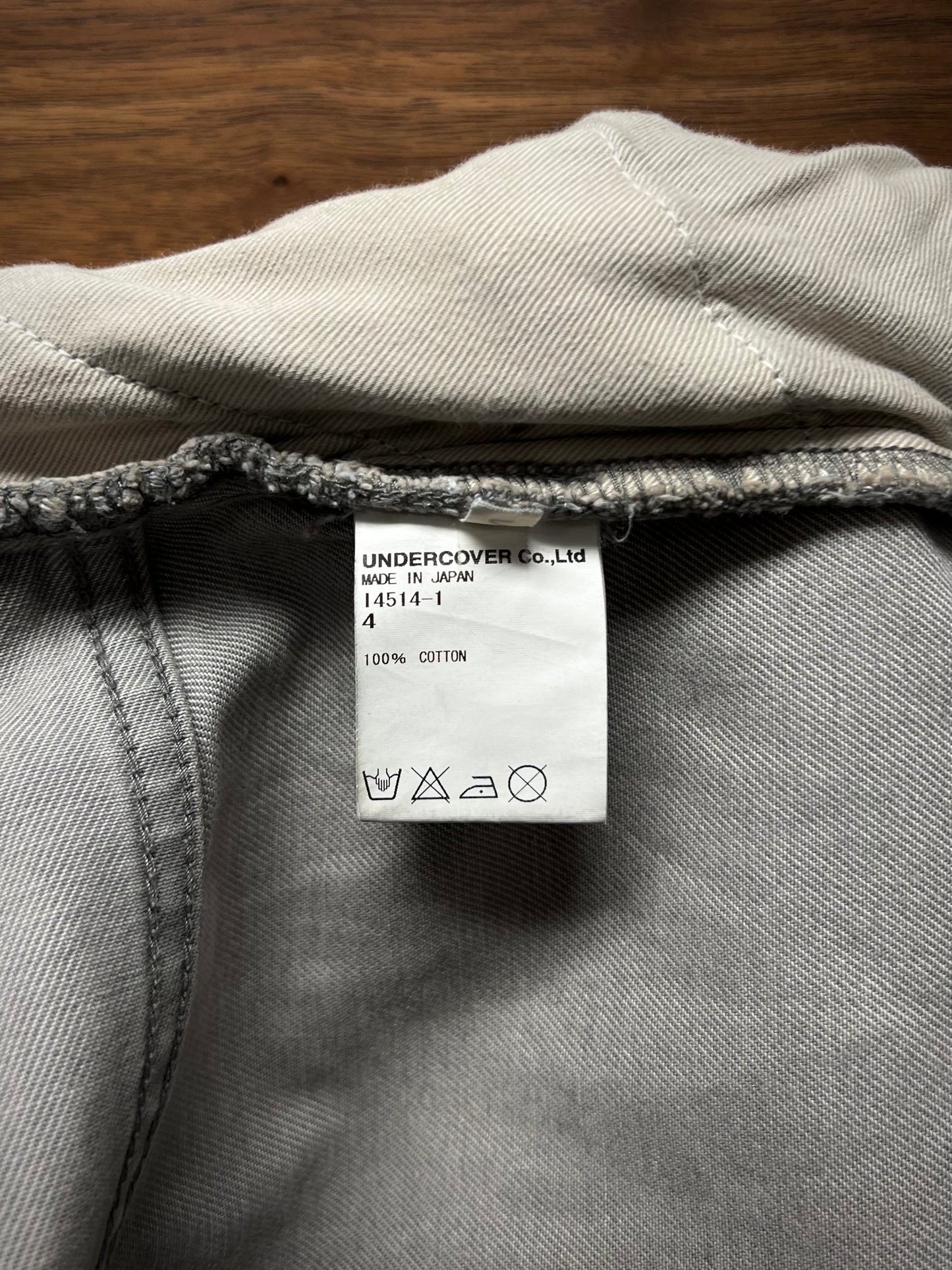 Undercover Reconstructed 3/4 Length Denim