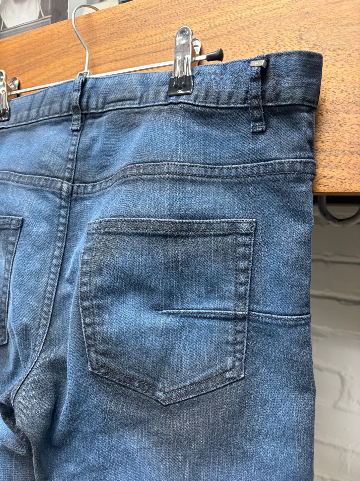 2014 Dior Homme by Kris Van Assche ‘Black n’ Blue’ Washed Skinny Jeans