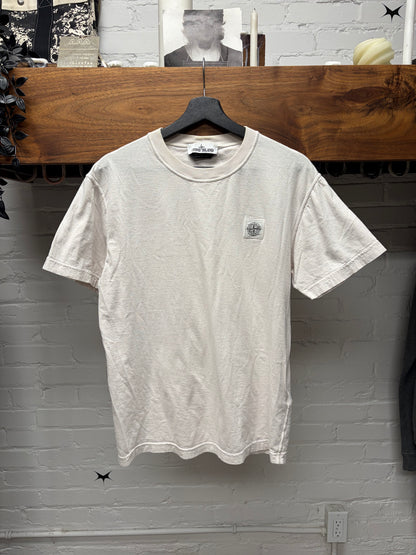 Stone Island ‘Badge Logo’ White Patch T-Shirt