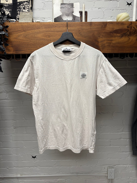 Stone Island ‘Badge Logo’ White Patch T-Shirt
