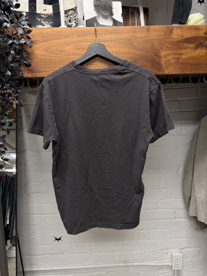 Stone Island ‘Vertical Logo’ Grey Cotton T-Shirt