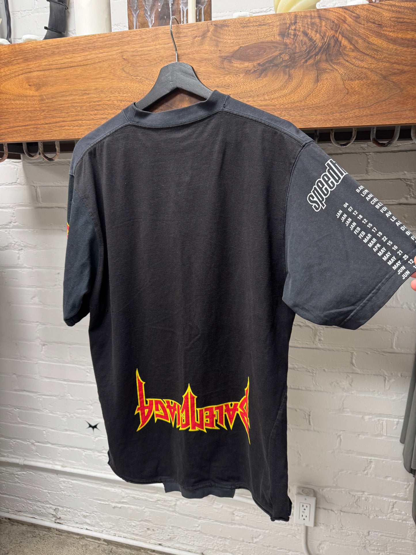 2022 Balenciaga ‘Speedhunters’ Upside Down Rebuild T-Shirt