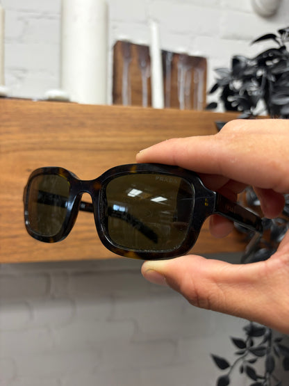 Prada Square Shape Tortoiseshell Sunglasses