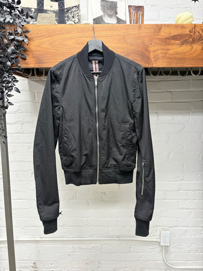 Rick Owens DRKSHDW Black Classic ‘Flight’ Bomber Jacket
