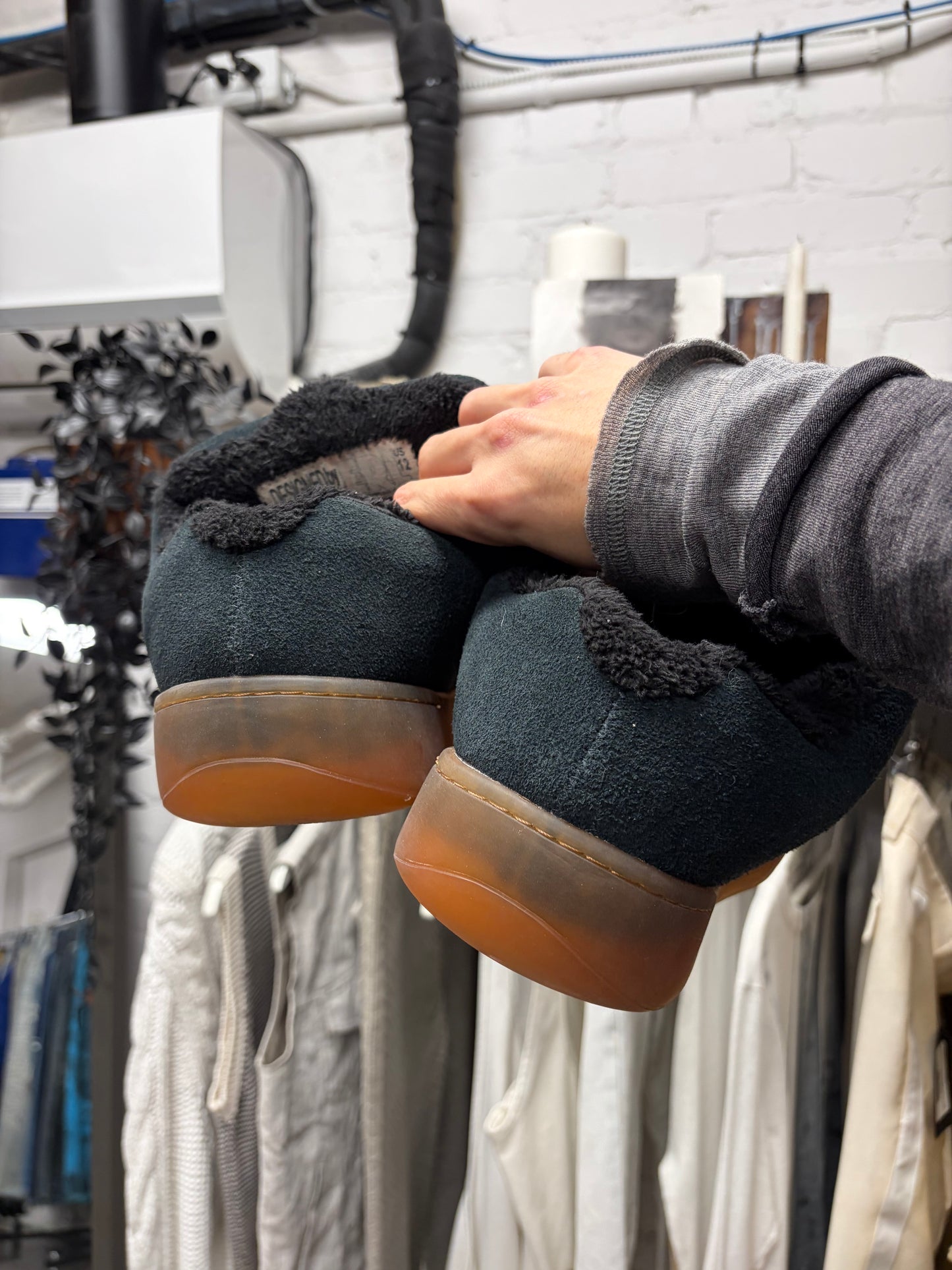 ERL ‘Black Vamp’ Oversized Skate Sneakers
