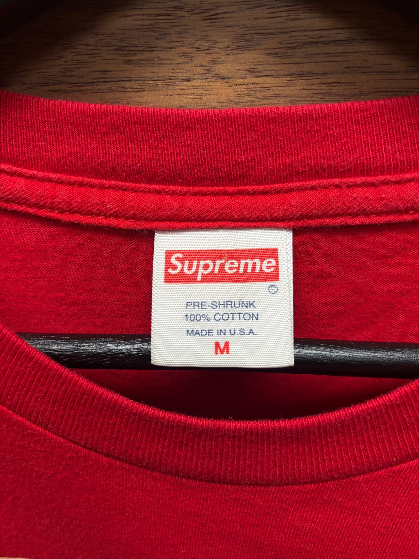 SS2019 Supreme ‘Reaper’ Josh Smith Red Graphic T-Shirt