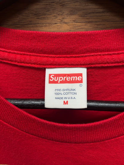 SS2019 Supreme ‘Reaper’ Josh Smith Red Graphic T-Shirt