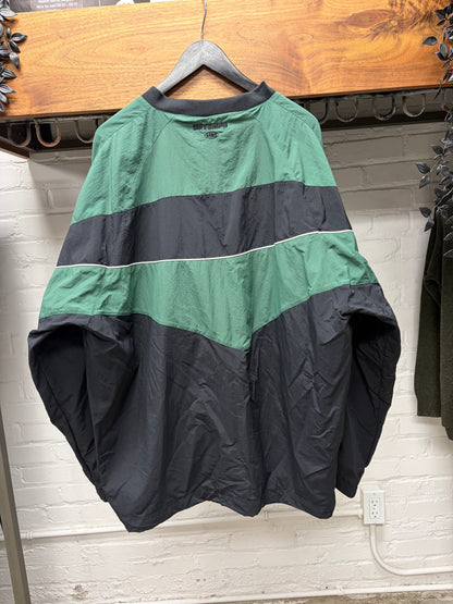 SS2024 Martine Rose Black/Green Rugby Striped Pullover Track Top
