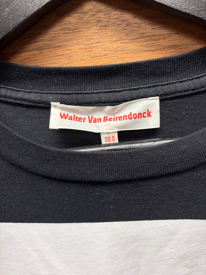 Walter Van Beirendonck ‘Peace’ Jumbo Oversized Black Graphic T-Shirt