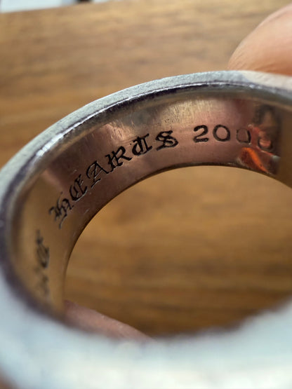 Chrome Hearts ‘Double Narrow Vine’ .925 Silver Band Ring