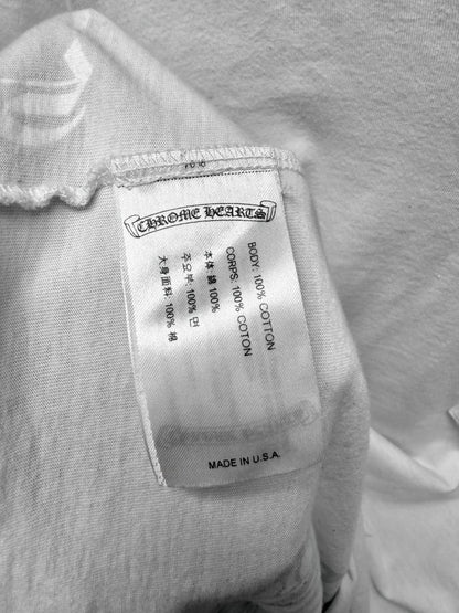 Chrome Hearts ‘Hong Kong’ Store Exclusive Horseshoe White Logo T-Shirt