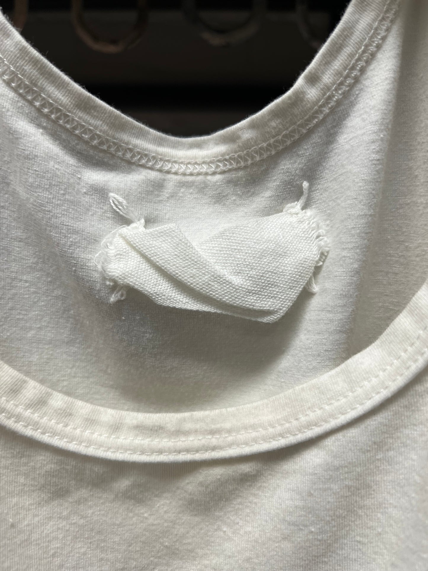 AW1998 Maison Martin Margiela ‘Flat Collection’ Circle Cutout Top