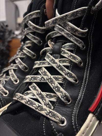 Dior Homme ‘B23’ Black/Red Canvas High Top Sneakers
