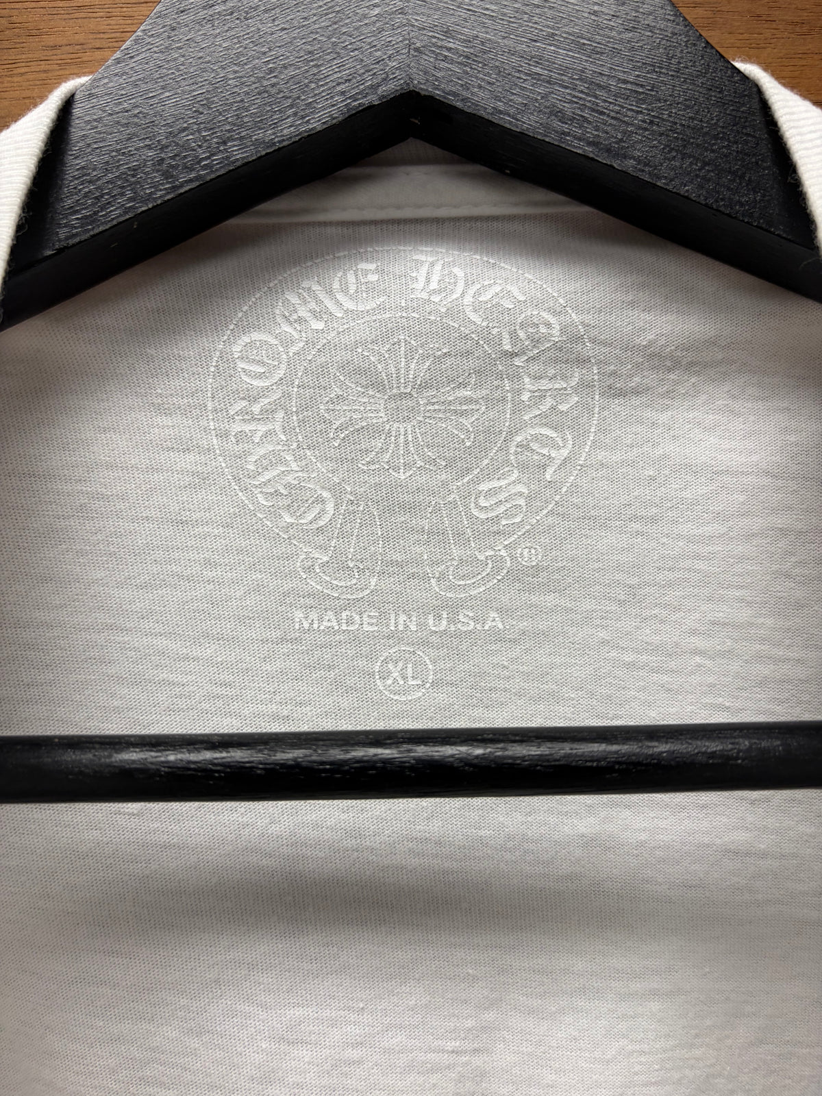 Chrome Hearts ‘Scroll Neck’ White Long Sleeve T-Shirt