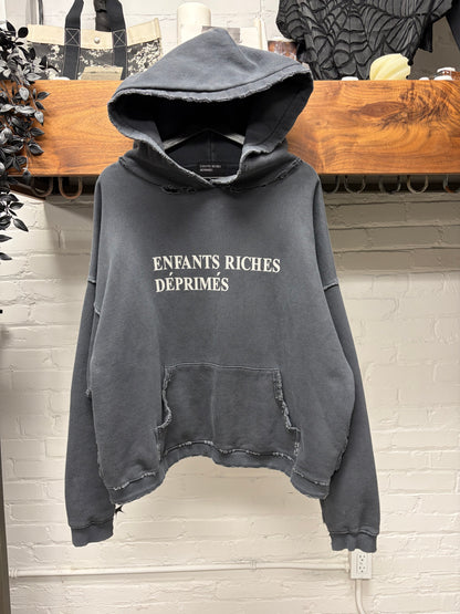 Enfants Riches Deprimes Classic Distressed Logo Pullover Hoodie