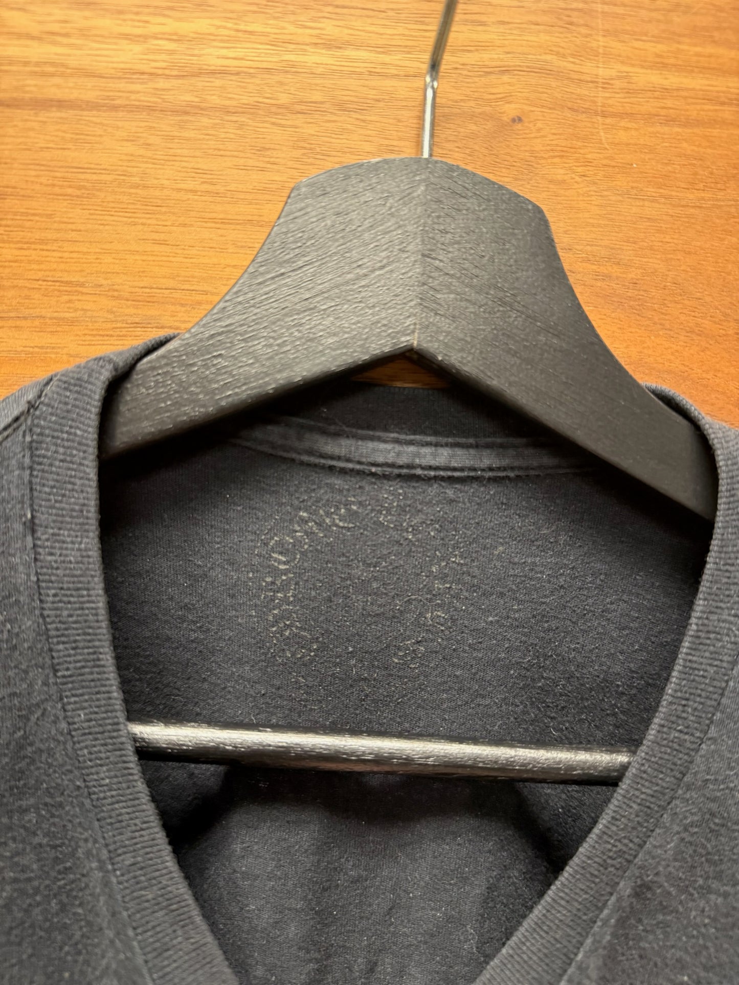 Vintage Chrome Hearts T-Bar Logo Black Graphic T-Shirt