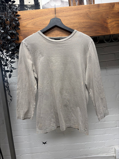 Jean Paul Gaultier Homme ‘Lace-Back’ Baseball Sleeve Shirt