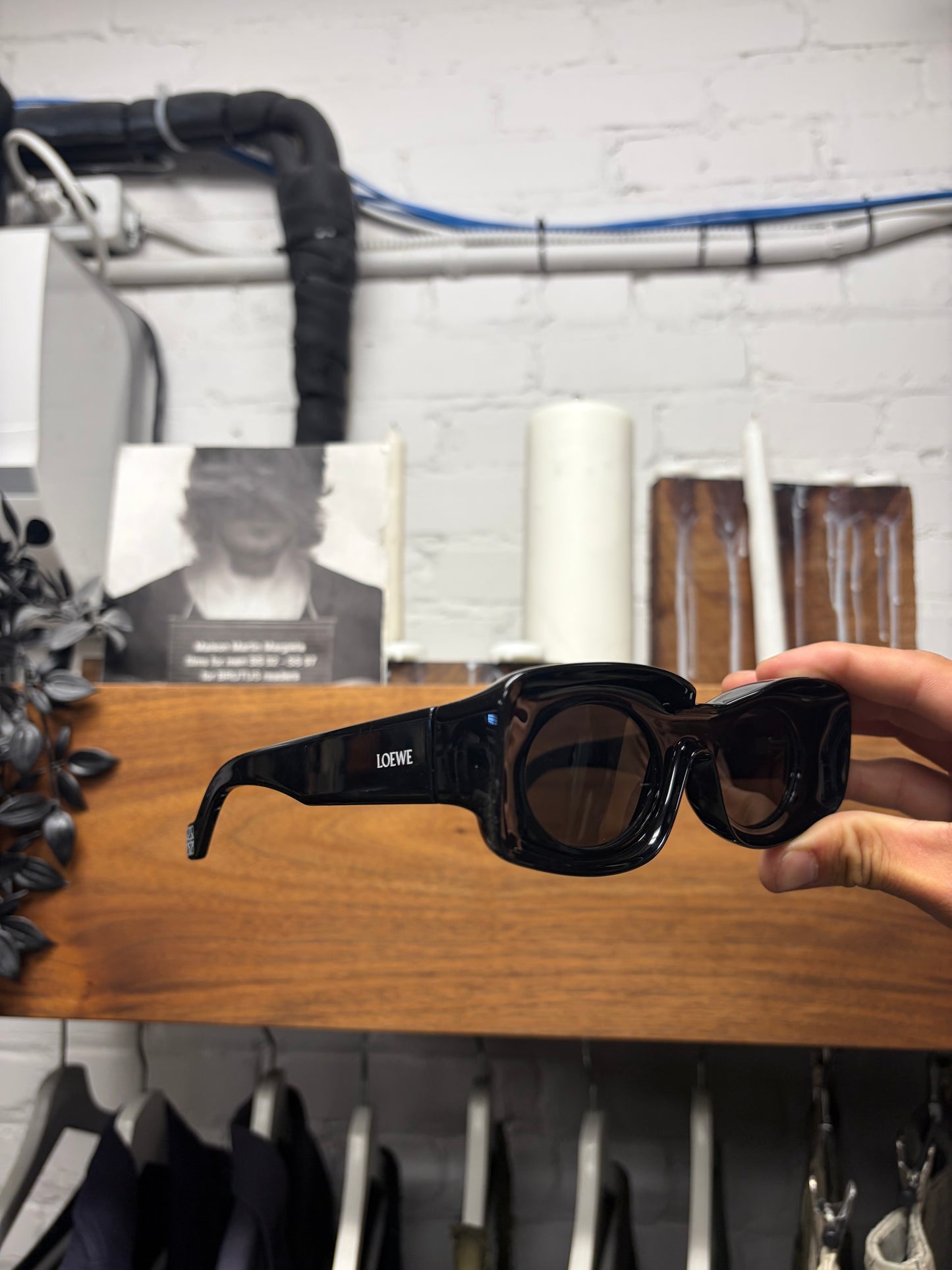 Loewe x Paula’s Ibiza Black Acetate Sunglasses