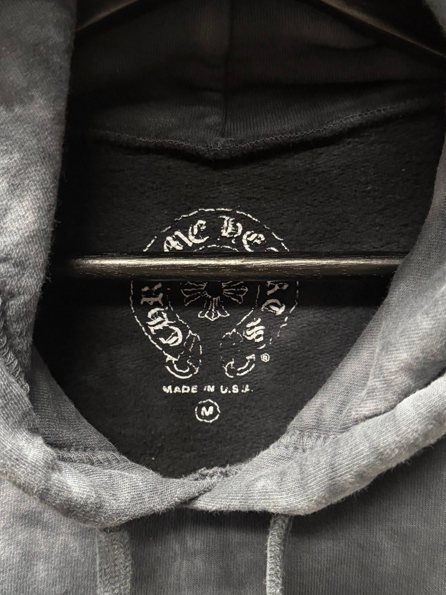 Chrome Hearts Tie Dye ‘Fuck You’ Horseshoe Logo Drawstring Hoodie