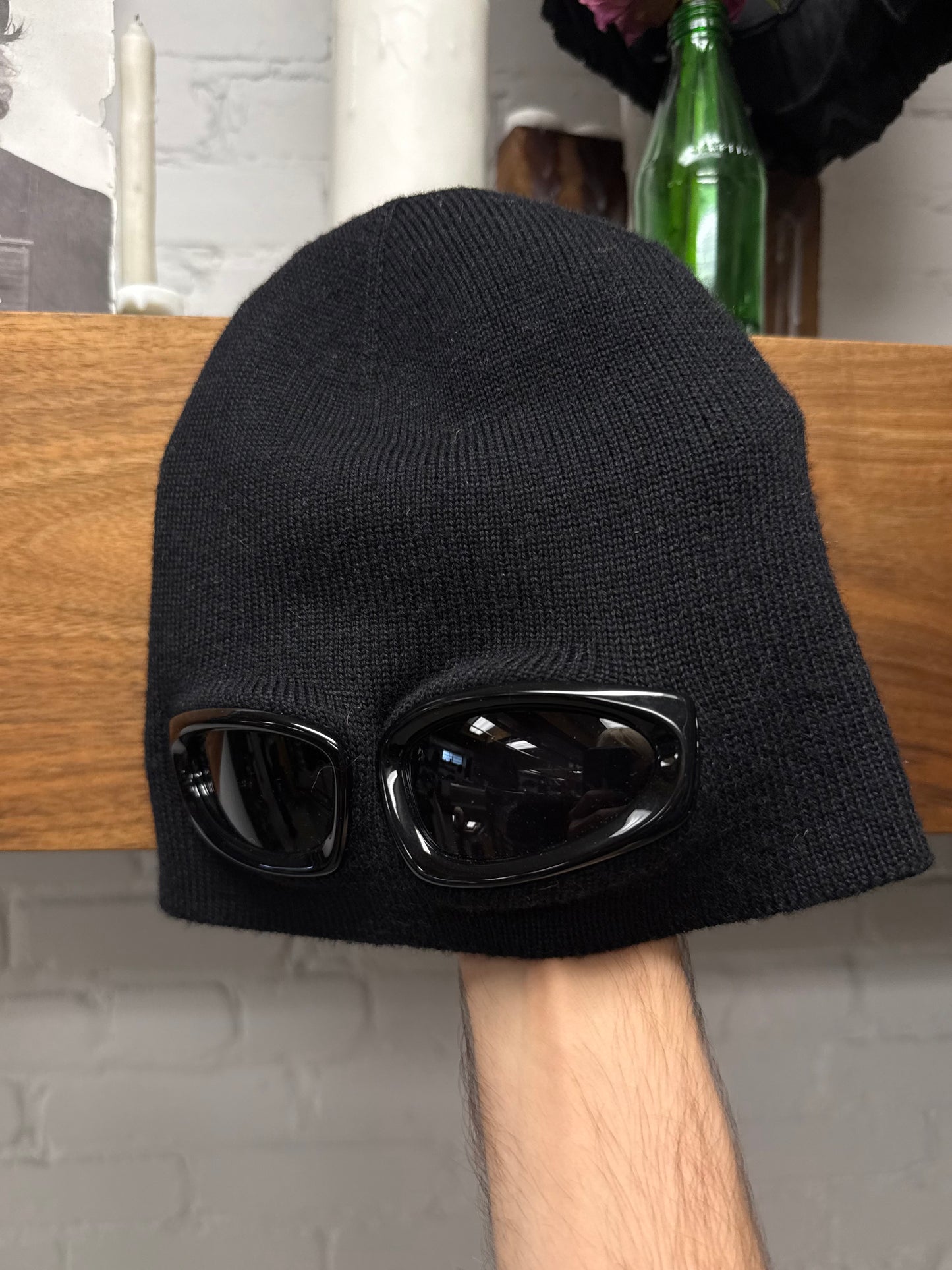 Balenciaga ‘3B Sports Icon’ Black ‘Goggle’ Beanie