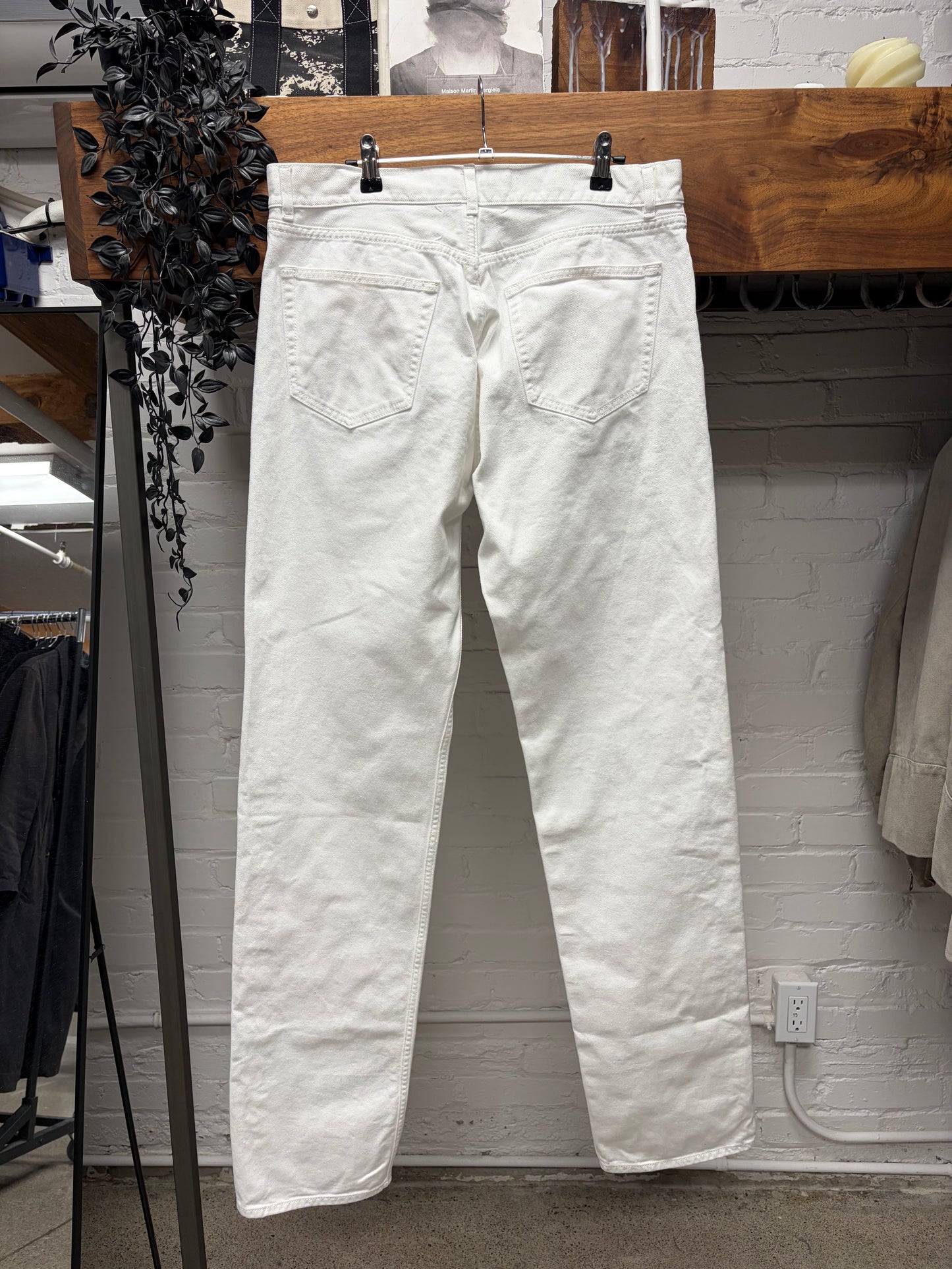 SS2022 Maison Margiela White Skinny Jeans