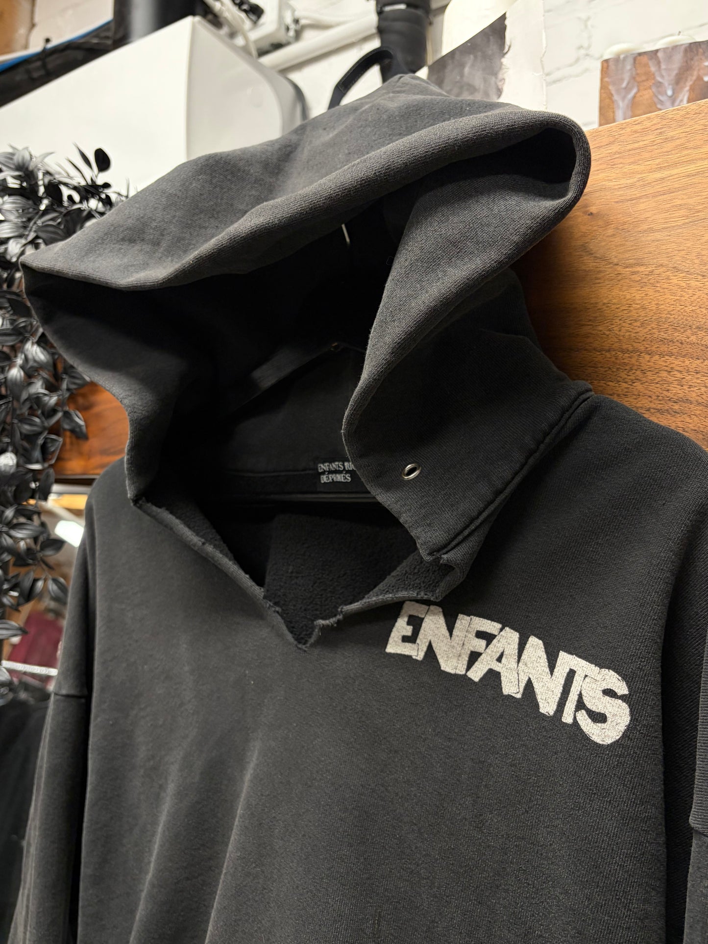 Enfants Riches Deprimes ‘Bad Childhood’ After-Hood Black Pullover Hoodie
