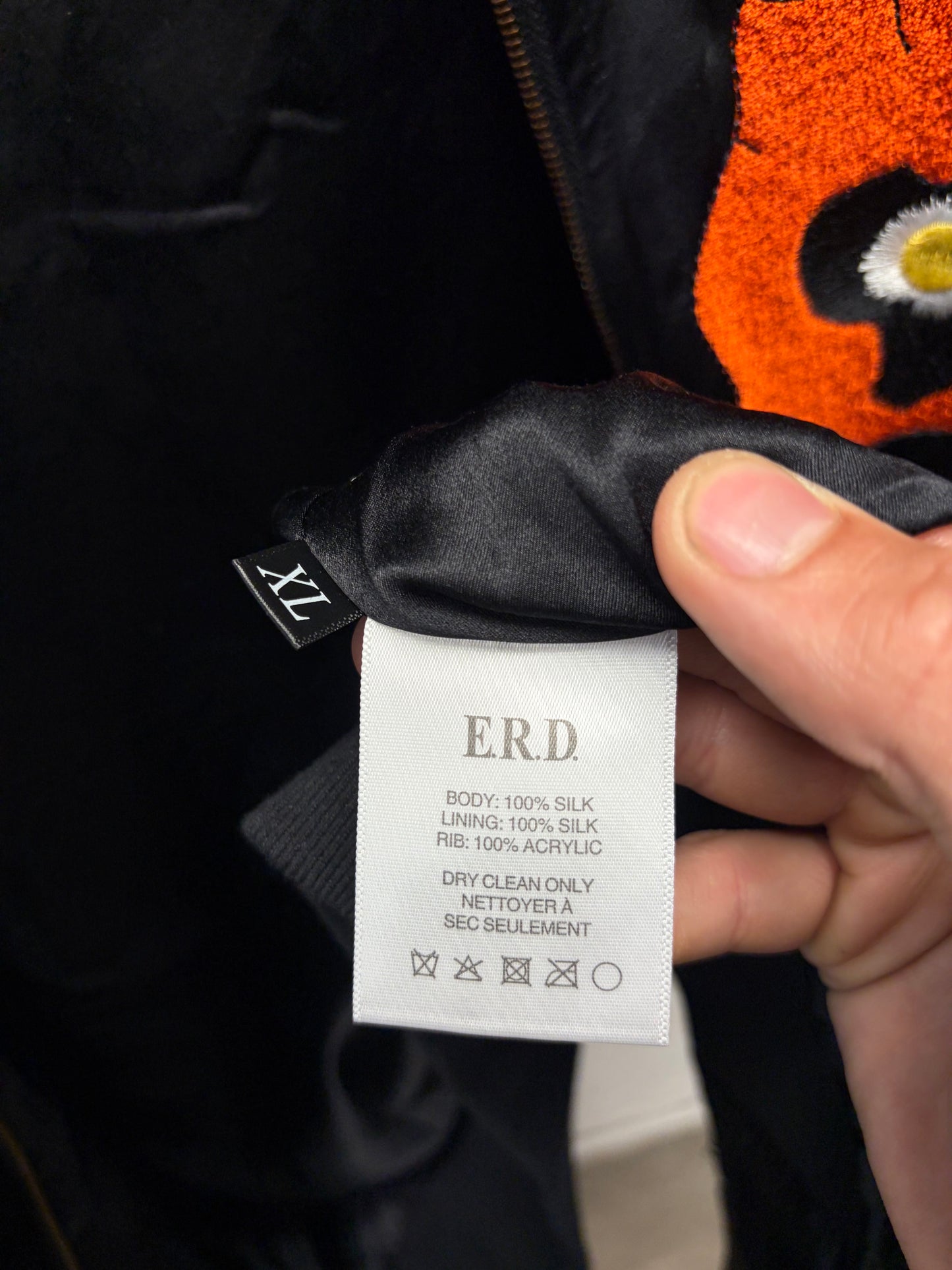 Enfants Riches Deprimes ‘Chinese Rock’ Silk Sukajan Souvenir Bomber Jacket