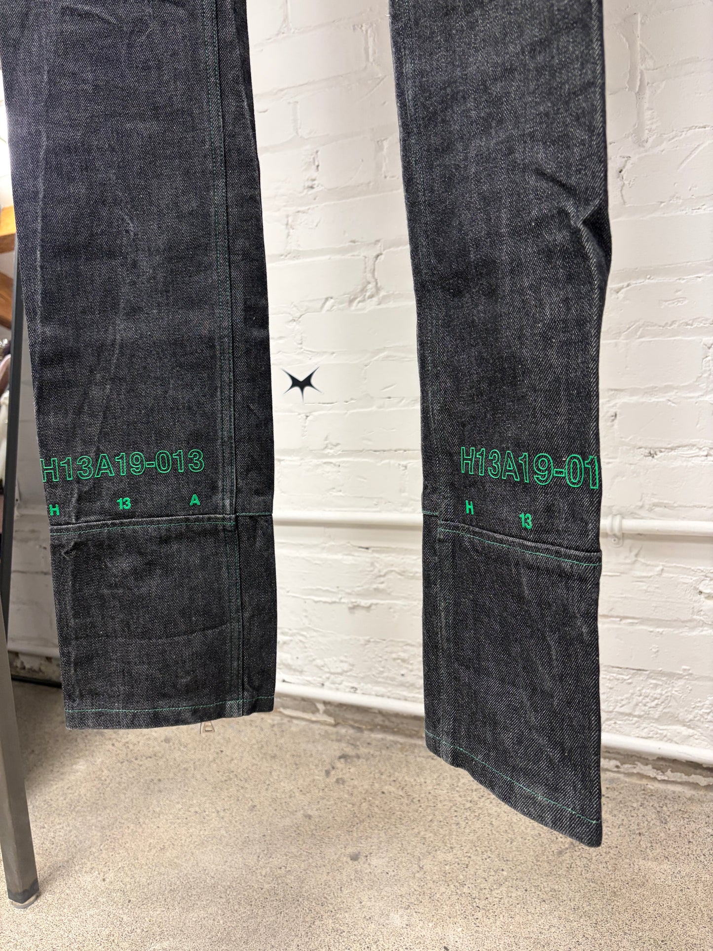 Hood By Air Extended Inseam Raw Japanese Skinny Jeans