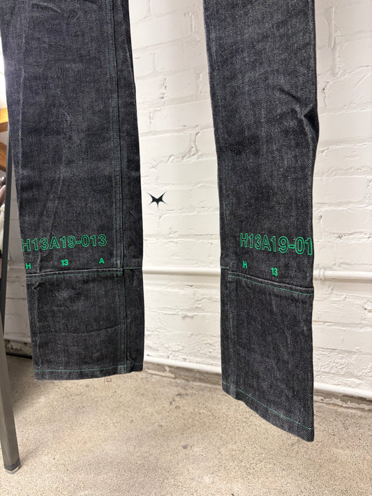 Hood By Air Extended Inseam Raw Japanese Skinny Jeans