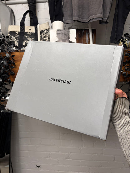Balenciaga ‘Defender’ Tire Sole Black Low Top Sneakers