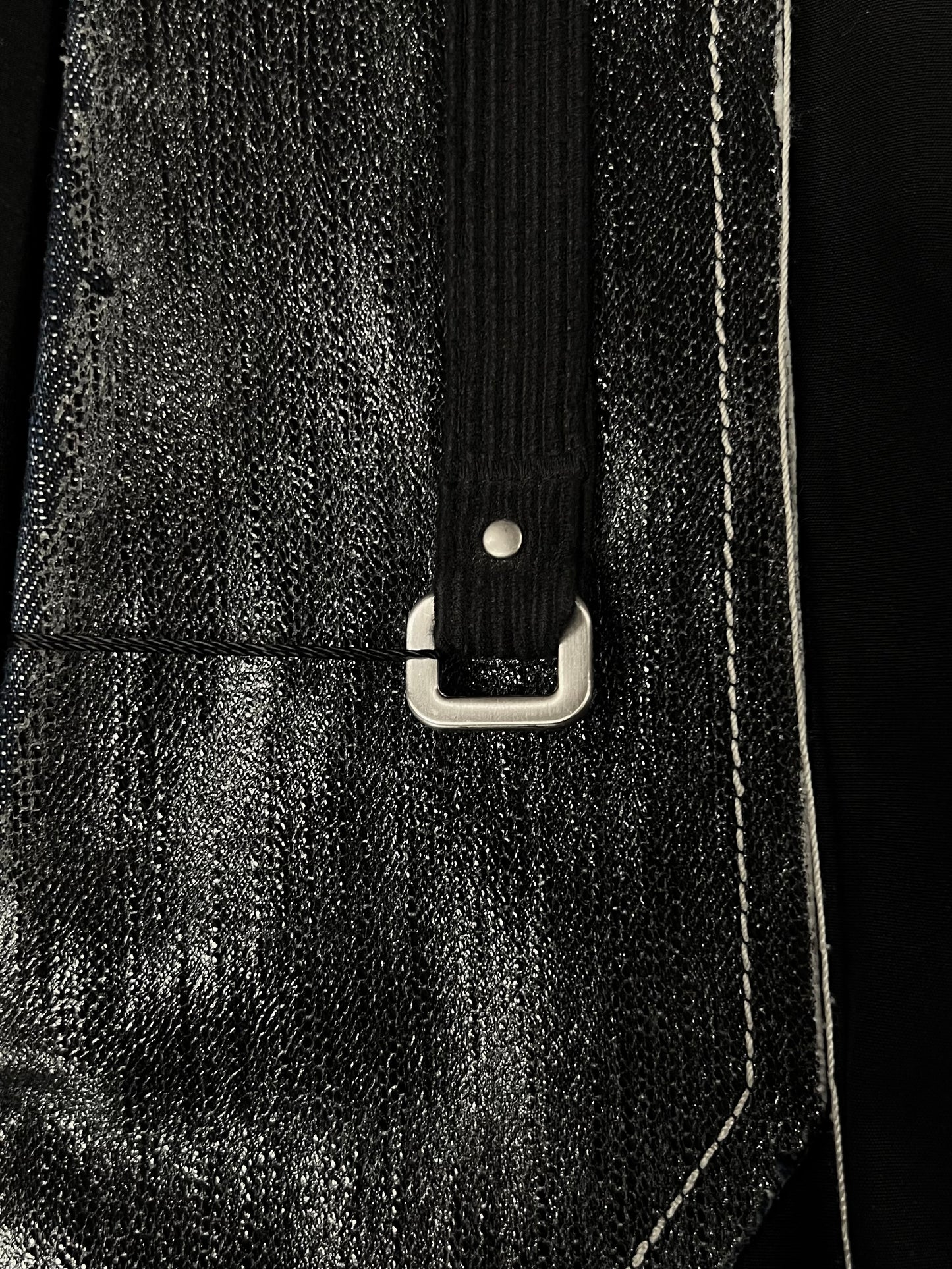 SS2019 Rick Owens ‘Babel’ Wax Panelled Denim