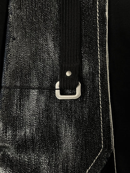 SS2019 Rick Owens ‘Babel’ Wax Panelled Denim
