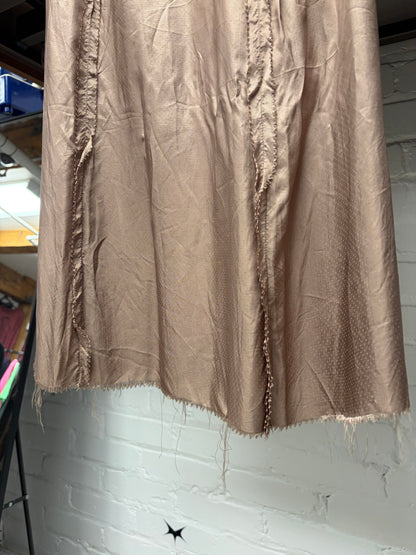 SS2006 Maison Martin Margiela ‘Blank Tag’ Raw Hem Silk Skirt