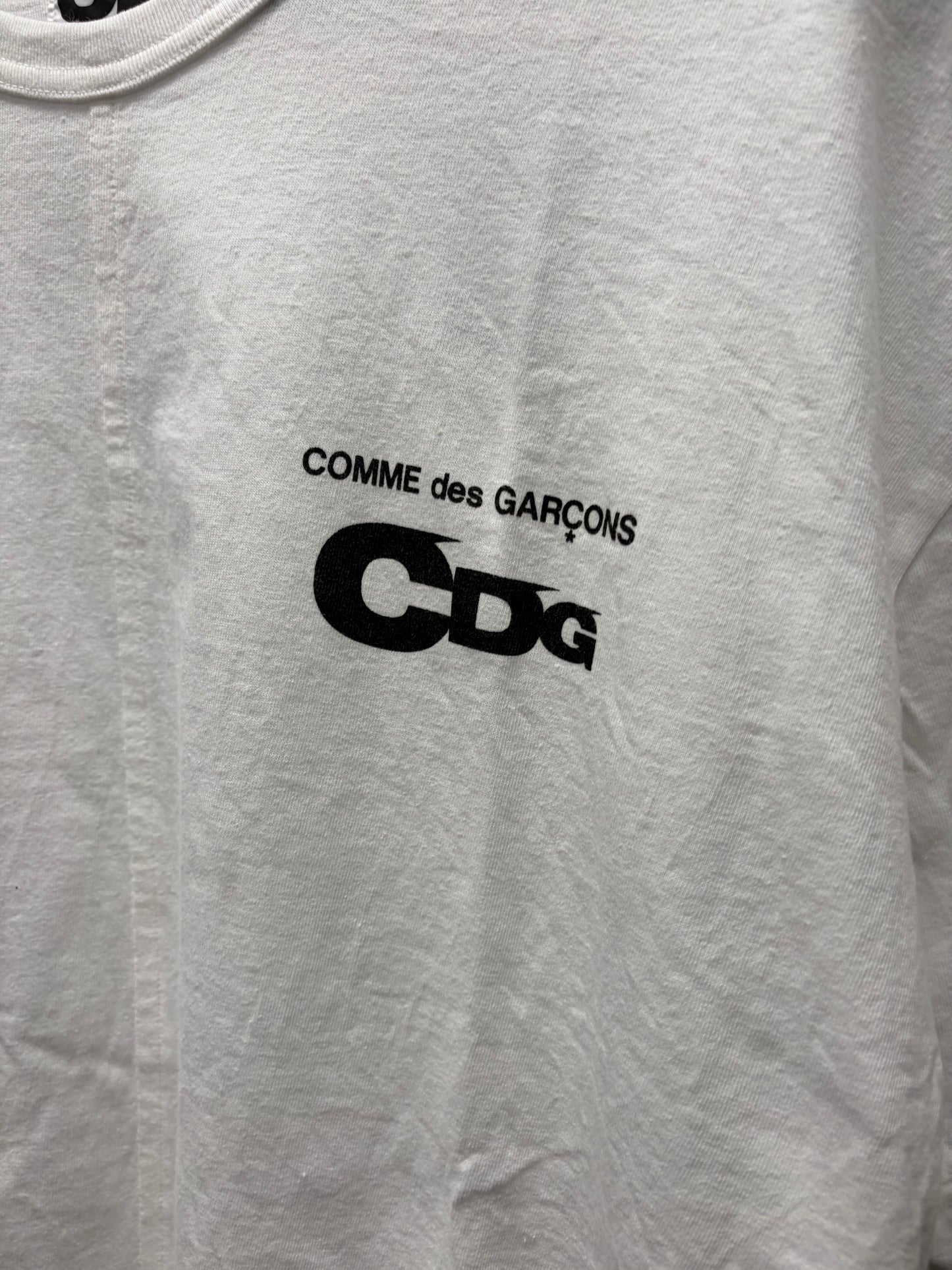 Comme Des Garçons ‘CDG Logo’ Split Reconstructed T-Shirt