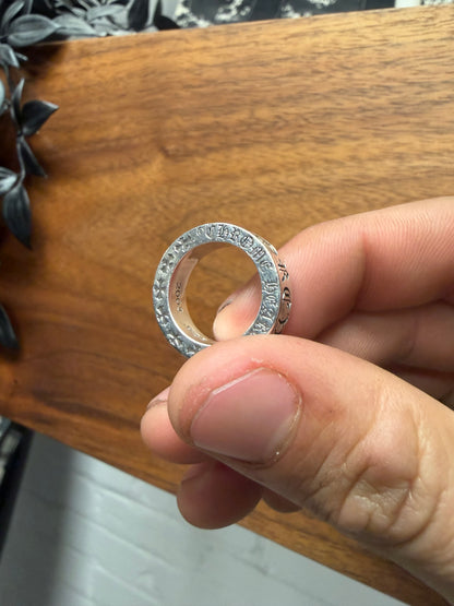 Chrome Hearts Classic ‘CH Forever’ 925 Silver ‘Spacer’ Ring