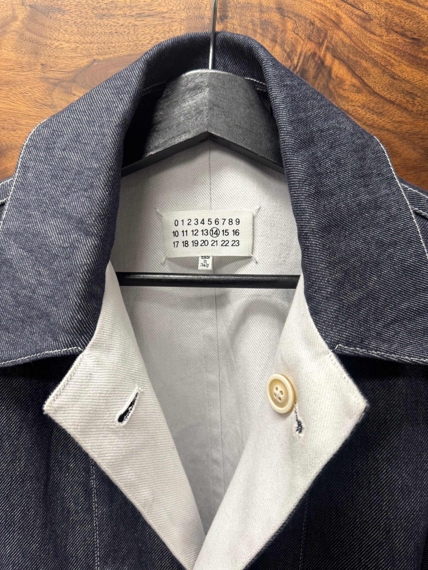SS2018 Maison Margiela Reversible Denim Chore Coat