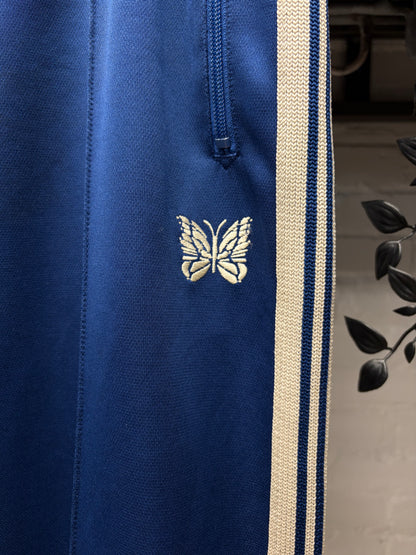 Needles Striped Blue Wide Leg Track Pants