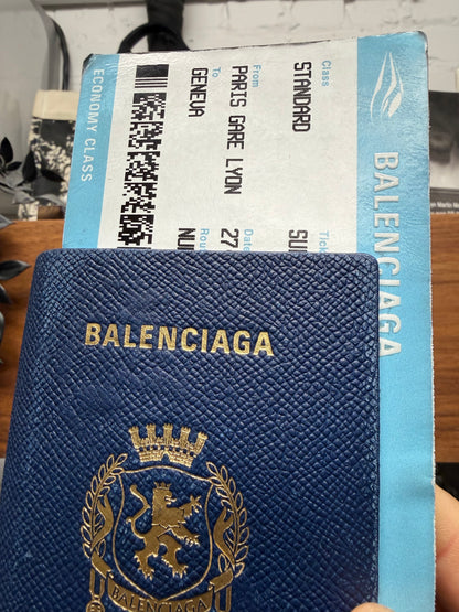 SS2024 Balenciaga ‘Passport’ Leather Long Wallet