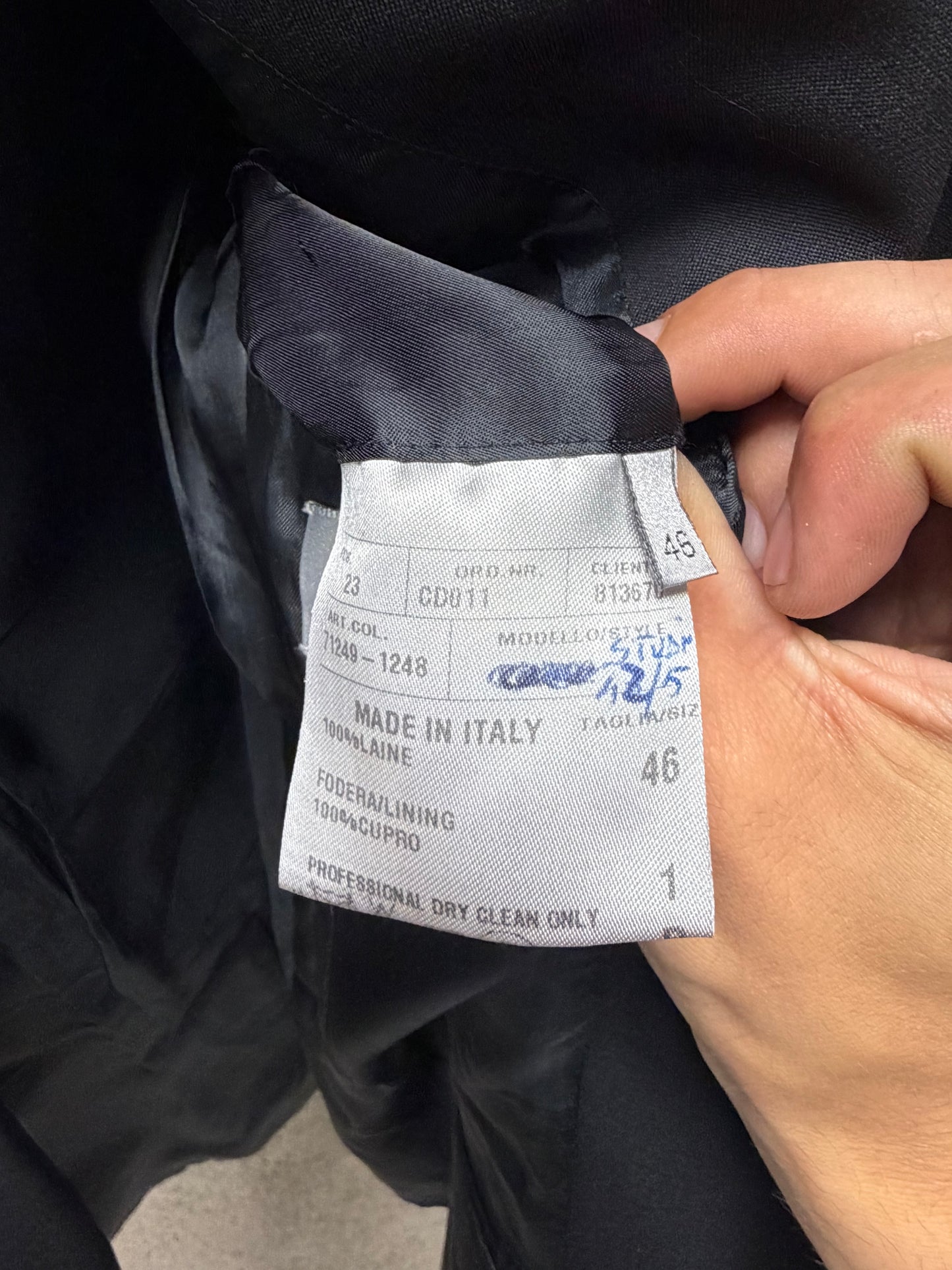 SAMPLE AW2005 Dior Homme ‘Victim of The Crime’ Blazer