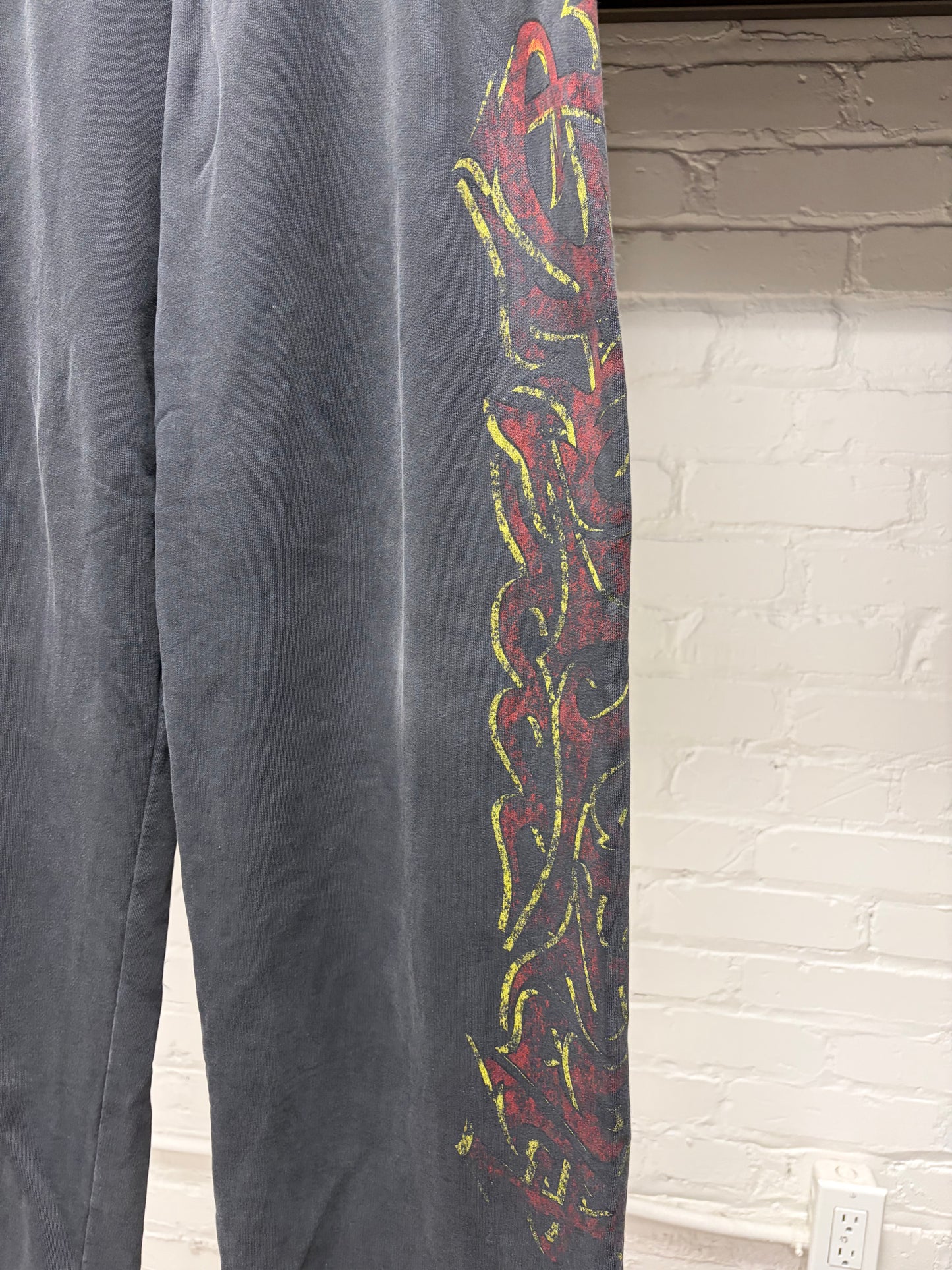SS2024 Balenciaga ‘Offshore’ Faded Black Wide Leg Sweatpants