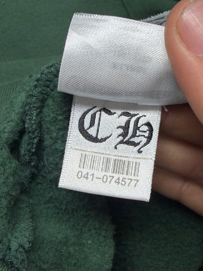 Chrome Hearts ‘T-Bar Logo’ Green/Yellow Pullover Hoodie