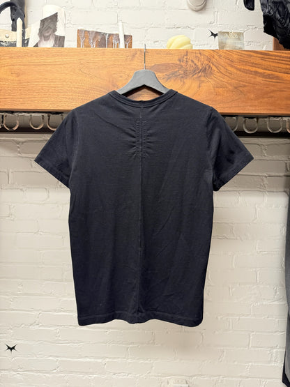 Rick Owens ‘Short Level’ Black Fitted T-Shirt